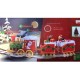 Trenino natalizio musicale treno sotto albero di Natale Ø cm 137 405608